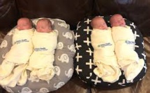 Incroyable, mais vrai! Une femme met au monde des quadruplés... identiques