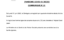 Covid-19 : Le Sénégal enregistre son 43e décès