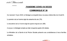 Covid-19 : Le Sénégal enregistre ses 53e et 54e décès
