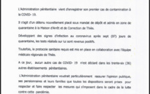 La COVID-19 touche l’administration pénitentiaire : Un détenu testé positif au coronavirus. (DOCUMENT)