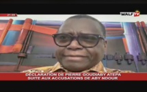 DÉCLARATION de PIERRE GOUDIABY ATEPA suite aux accusations d'ABY NDOUR