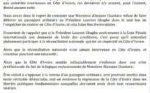 CÔTE D'IVOIRE: "Ouattara refuse de faire délivrer un passeport ordinaire à Gbagbo" (avocat)