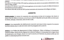 COVID-19 AU SÉNÉGAL : Arrêté portant levée de la mesure de suspension des autorisations de faire de la musique, des chants religieux et danses dans certains débits de boisson.