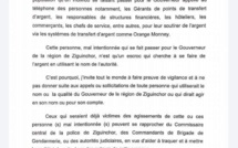 ALERTE ESCROQUERIE :Un individu se fait passer pour le gouverneur de Ziguinchor