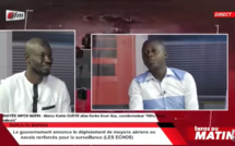 Karim Gueye Xrum Xax Coordonateur "Nitou Deug" invité dans Infos du Matin du 27 Octobre 2020