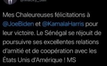 Politique Élection de Joe Biden : La réaction de Macky Sall