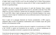 GUINÉE/MANIFESTATION DU 25 NOVEMBRE Cellou Dalein Diallo et Cie ne lâchent rien