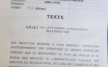 Sénégal: Reprise des contrôles du port du masque en public