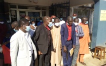 Kaolack : Sit-in des agents de la Poste pour exiger de meilleures conditions de travail.
