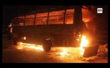 Guett Ndar: Les populations mettent le feu sur un bus qui a mortellement fauché un enfant