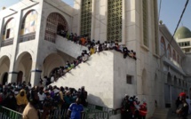 Médina Baye : La dépouille Seyda Mariama Niass vient d'arriver à la grande mosquée.