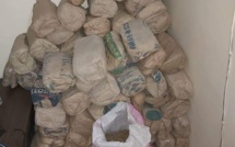 ROUTE DE FAFAKOUROU: 127 kilos de chanvre saisis