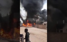 Incendie à Touba : Plusieurs maisons menacées par le feu à Dianatou