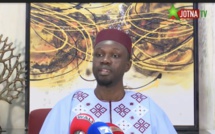 Revivez la déclaration d'Ousmane Sonko