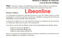 AFFAIRE DES NERVIS:  Le Forum civil interpelle le ministre de l'Intérieur