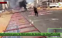 🔴 DIRECT : Manifestions pour la libération de Sonko : Ça chauffe aux parcelles assainies