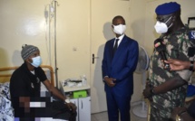 Félix Diome rend visite aux blessés Le ministre de l’intérieur a rendu visite aux personnes blessées durant les manifestations