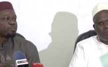 Sonko et Khalifa en conférence de presse