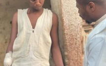 Guy Marius Sagna au chevet de Boubacar Bâ, amputé de la main : "Tu es mon héros"
