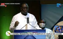 LIVE/ CONSEIL PRESIDENTIEL POUR L'INSERTION ET L'EMPLOI DES JEUNES AU CICAD