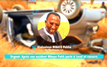 Urgent: Après son accident MBAYE PEKH parle à LERAL et rassure: "Ndogalou yalla la..."