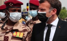 La discrète rencontre entre le président français Macron et son homologue tchadien Mahamat Déby