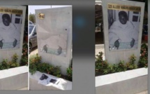 [Photos] Allées Serigne Babacar Sy : La stèle du 1er khalife d’El Hadj Malick Sy profanée