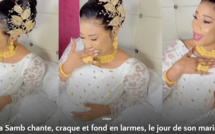 MARIAGE DE AIDA SAMB, ELLE CHANTE, CRAQUE ET FOND EN LARME REGARDEZ !
