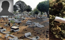 Idrissa Diallo, qui vendait du chanvre  à travers les... tombes du cimetière de Soumbédioune, tombe !