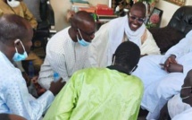 Touba : Ousmane Sonko reçu par le khalife de Serigne Fallou Mbacké