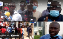 Thiès / Délivrance certificat résidence : Des militants de TAS manifestent leur colère à la mairie de ville.