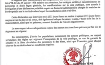 Rassemblements sur la voie publique: Le Préfet de Dakar rappelle les dispositions légales