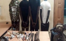 Cambriolage à Tivaouane : 2 gangs démantelés, 2 kg de drogue et des armes saisis par la police