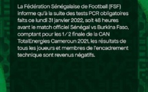 À 48h de la demi-finale, les Lions du Sénégal tous négatifs aux tests Covid