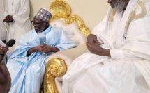 Le khalif Thierno Madani Tall reçu par Serigne Mountakha Mbacké