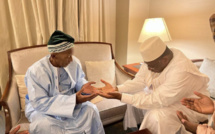 Médinatoul Mounawara : le Khalife Cheikh Mahi Niass reçoit la visite du président Macky Sall.
