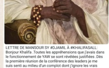 Mansour Sy Djamil à Khalifa Sall : "Crois tu que je mérite cette 15ème place sur la liste ? Je ne me suis jamais senti humilié que..."