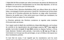 Urgent- Les précisions du Directeur Général des Élections (document)