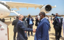 Le Chancelier de la République allemande Olaf Scholz séjourne à Dakar