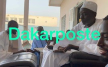 L'opposant Ousmane Sonko reçu par Serigne CHEIKH SALIOU MBACKÉ