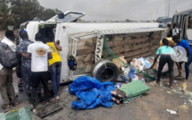 Autoroute à péage: Un "Ndiaga Ndiaye" se renverse, 27 blessés enregistrés dont 2 dans un état grave