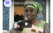Visite au chantier de l'université Amadou Mactar Mbow : Aminata Touré salue la vision du chef de l’État Macky Sall.