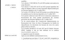 Le Conseil constitutionnel proclame les résultats définitifs des élections législatives du 31 juillet dernier et...rejette le recours de Sheikh Alassane Sène (DOCUMENT)