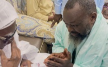 URGENT- Présenté comme le "marabout" de Sonko, Serigne Abdou Mbacké reçu hier par le khalif Serigne Mountakha Bachir