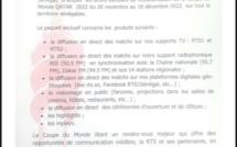 Diffusion des matchs de la Coupe du monde: la Rts obtient l'exclusivité