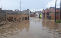 Inondations/Rufisque : des maisons englouties par les eaux.