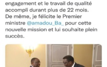 Amadou Ba nouveau Premier ministre : les félicitations et souhaits du président Macky Sall