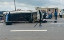 Autoroute: Un car Ndiaga-Ndiaye se renverse et fait plusieurs blessés
