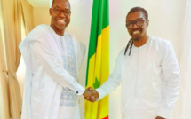 Audience : Le ministre des sports, Yankhoba Diattara a reçu le sélectionneur des Lions, Aliou Cissé…