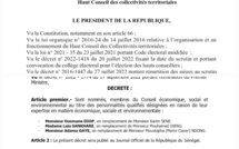Dakaractu - Haut Conseil des Collectivités Territoriales : Le Président dresse la liste des 150 membres